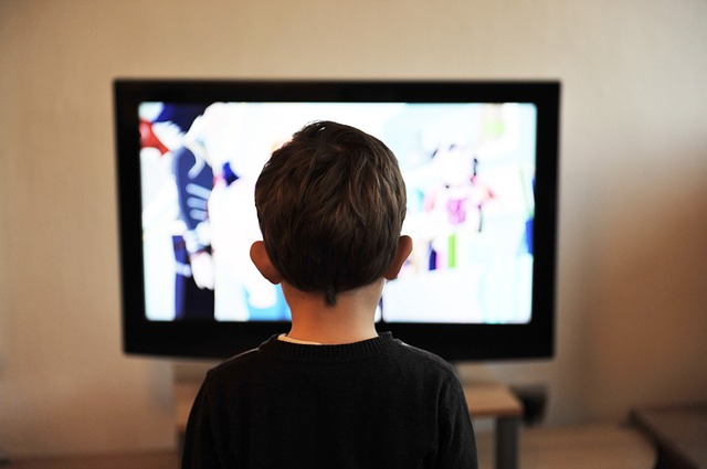 dětství u televize